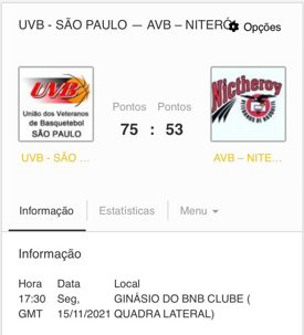 Niterói x São Paulo